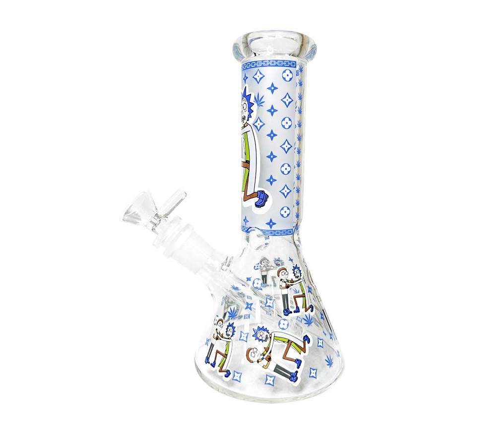 Bong de Cristal Beaker Rick y Morty  - Azul