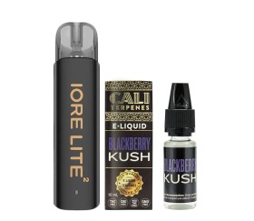 Pack Vaper Reutilizable + Eliquid con Terpenos - Blackberry Kush