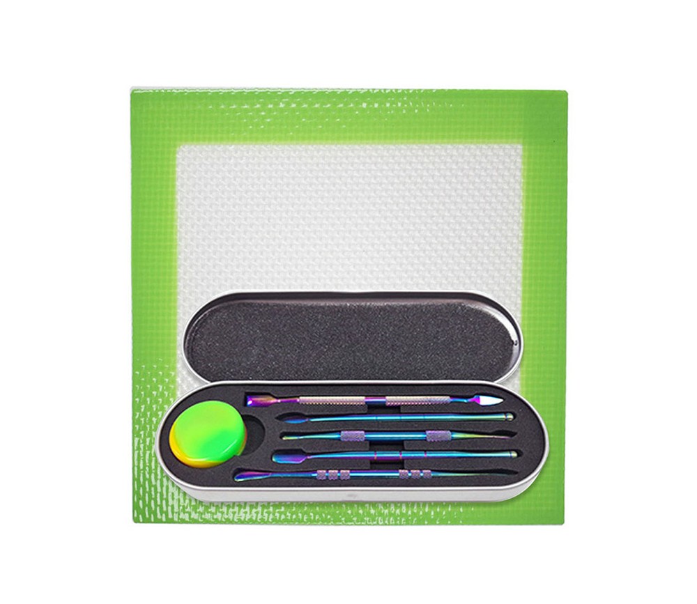 Kit de dabbers + tapete silicona