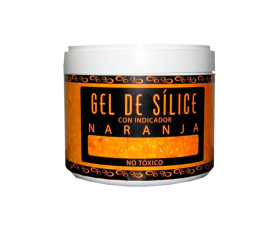 Gel de sílice naranja