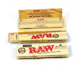 PAPEL RAW MASTERPIECE KS + TIPS PRE-ROLLED