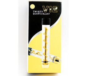 V12 TWISTY QUARTZ BLUNT