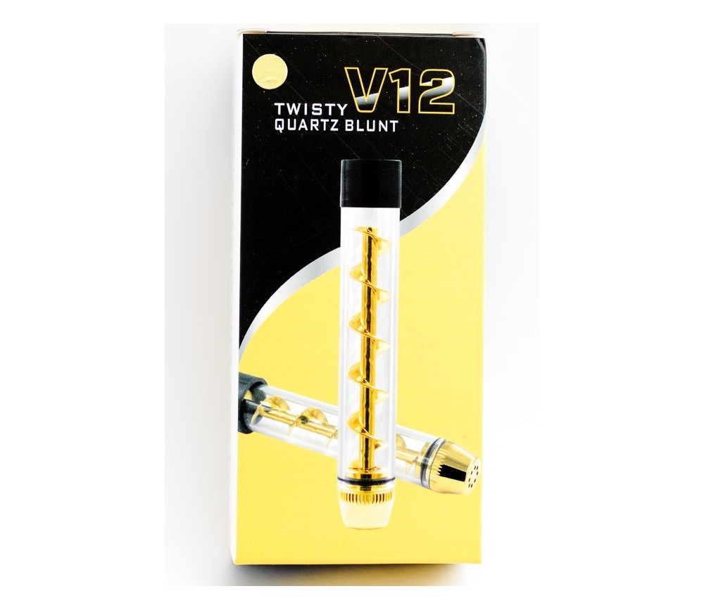 V12 TWISTY QUARTZ BLUNT