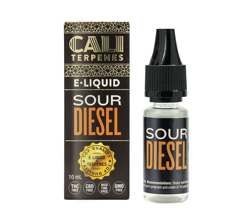 E-LIQUID CALI TERPENES CON TERPENOS SOUR DIESEL