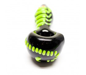 Pipa de Cristal Scorpion Green 10,5 cm