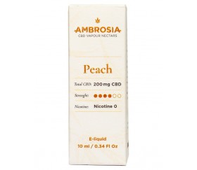 Ambrosía CBD e-Liquid sabor Peach (melocotón)