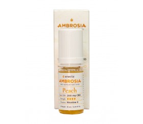 AMBROSÍA CBD E-LIQUID SABOR PEACH (MELOCOTÓN)