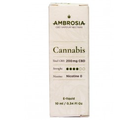 Ambrosía CBD e-liquid Sabor Cannabis