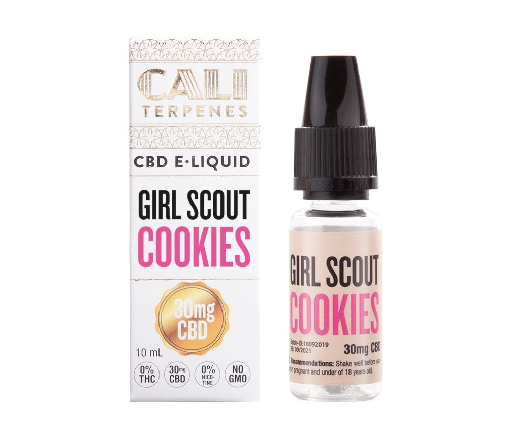 E-LIQUID CBD GIRL SCOUT COOKIES CALI TERPENES