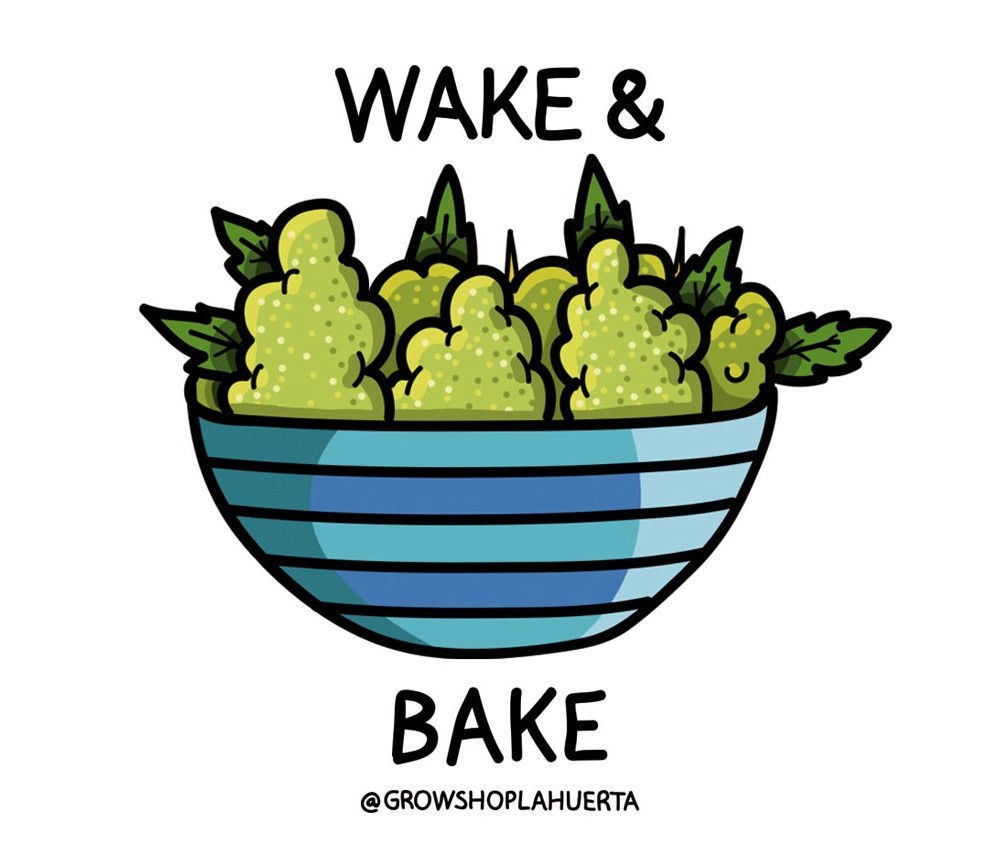 WAKE N BAKE STICKER