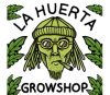 LA HUERTA GROW SHOP LOGO ILLUSTRATION STICKER