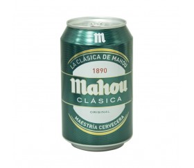 Lata de Ocultación Cerveza Mahou