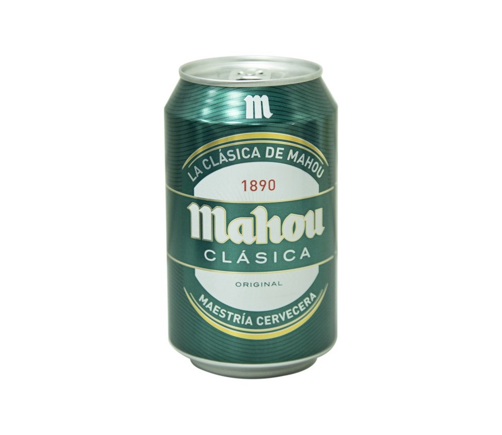 Lata de Ocultación Cerveza Mahou