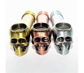 PIPA METAL CALAVERA 8,5CM