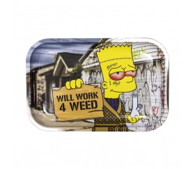 Bandeja Para Liar Bart We Work For Weed