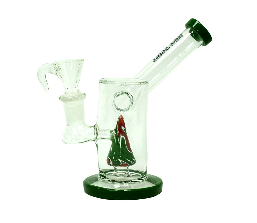 Bong de Cristal Thug Life Sidecar de 14 cm Verde