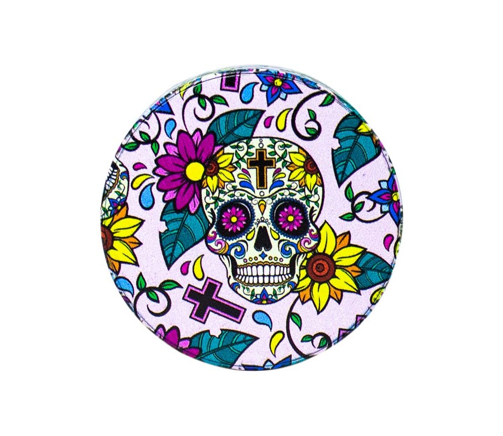 Grinder Calavera Mexicana 50mm con Polinizador