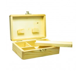 Caja de Madera Roll Tray Medium 15x10cm