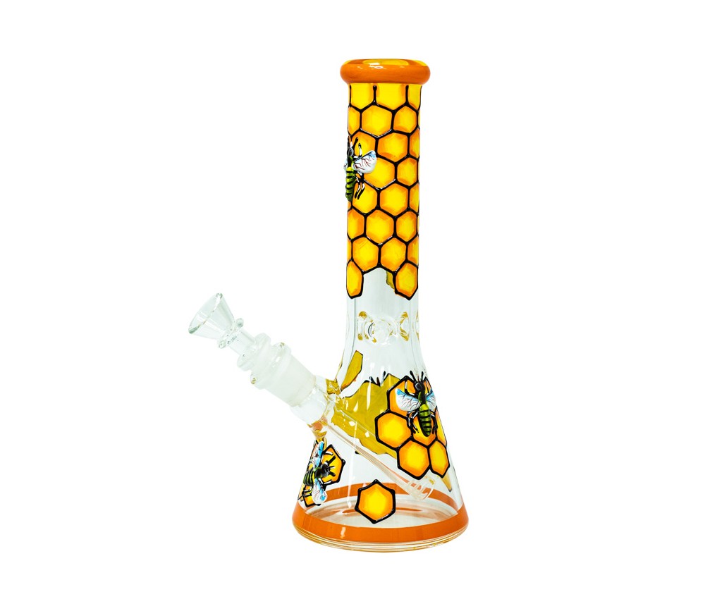 Bong Cristal Abeja 25cm Bee Hive Pro