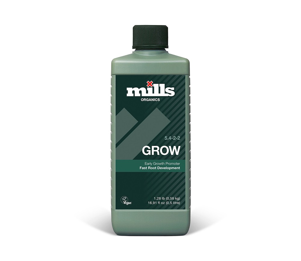 Mills Organics Grow de Mills Nutrients
