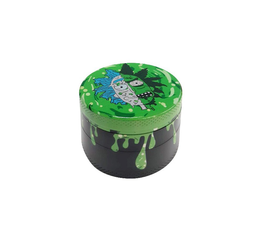 Grinder Rick y Morty Toxic 4 Partes de 50mm - La Huerta Grow Shop