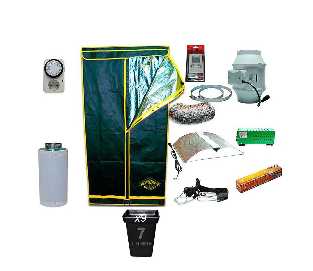 Kit II  Armario Pure Tent 100X100x200cm 400W V2 Pearl Pro