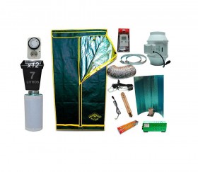 Kit 4 Armario Pure Tent  120X120x200cm 600W V2 Estuco